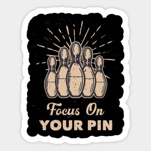 Focus On Your Pin Sticker